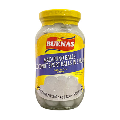 Buy BUENAS Coconut Sport Ball In Syrup / Macapuno Balls | Matthew's Foods Online