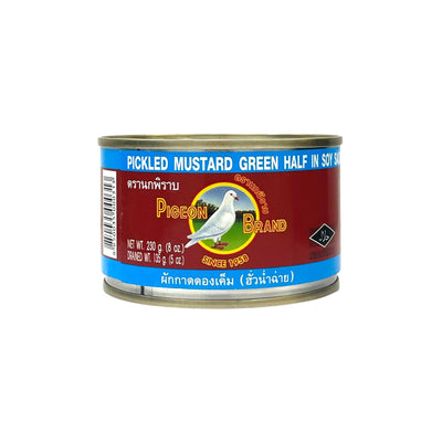 PIGEON Pickled Mustard Green Half In Soy Sauce | Matthew's Foods