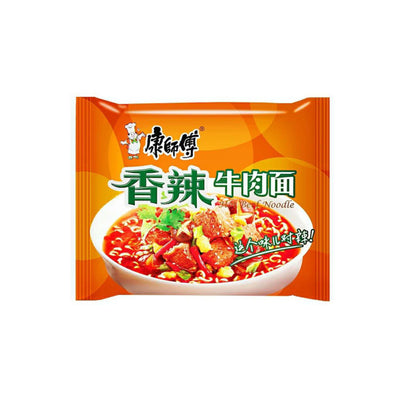MASTER KONG Hot Beef Noodle (康師傅 香辣牛肉麵) | Matthew's Foods Online Oriental Supermarket