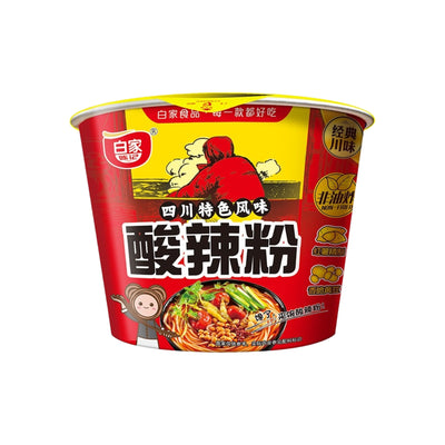 BAIJIA Hot & Sour Flavour Instant Sweet Potato Vermicelli Bowl 白家-酸辣粉(碗)