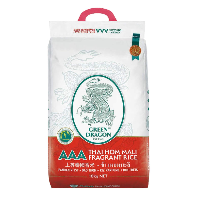 GREEN DRAGON Thai Hom Mali Fragrant Rice 10kg | Matthew&