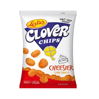 LESLIE’S Clover Chips Cheesier Corn Snacks | Matthew's Foods Online Oriental Supermarket