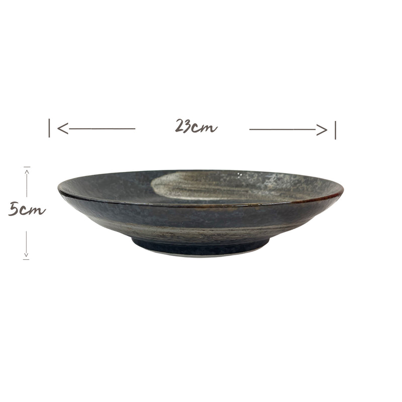 Japanese Deep Arahakeme Plate | Matthew&