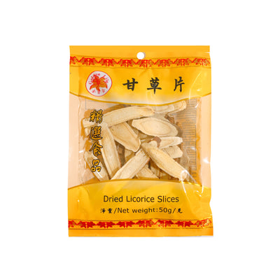GOLDEN LILY - Dried Licorice Slices (金百合 甘草片） - Matthew's Foods Online