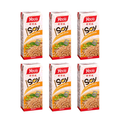 YEO’S Soy Bean Drink (Pack of 6) 楊協成-原味豆奶飲料 | Matthew's Foods Online 