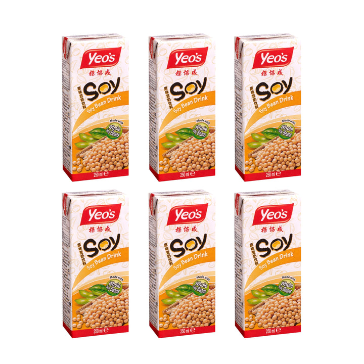 YEO’S Soy Bean Drink (Pack of 6) 楊協成-原味豆奶飲料 | Matthew&