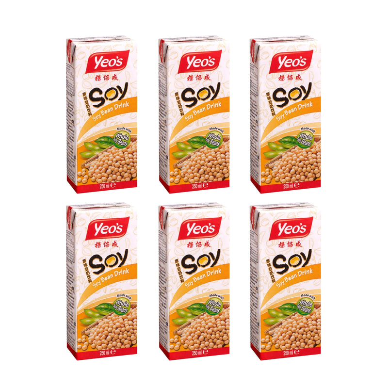 YEO’S Soy Bean Drink (Pack of 6) 楊協成-原味豆奶飲料 | Matthew&