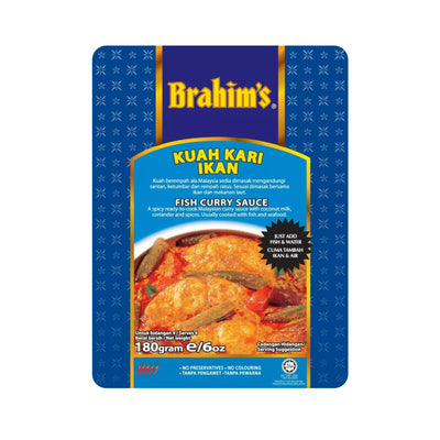 BRAHIM’S Fish Curry Sauce (Kuah Kari Ikan) | Matthew's Foods Online