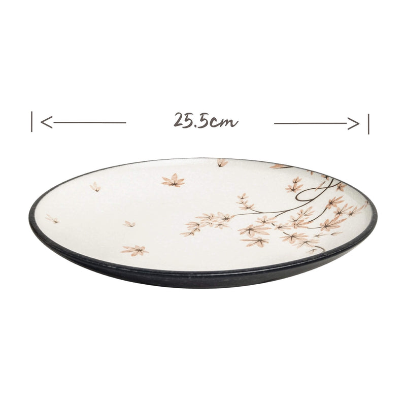 EDO Japanese Maple Leaf Round Plate | Matthew&