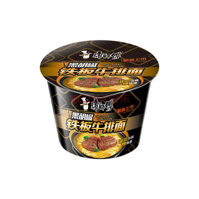 Buy MASTER KONG Black Pepper Steak Instant Bowl Noodle 康師傅-黑胡椒鐵板牛排桶麵