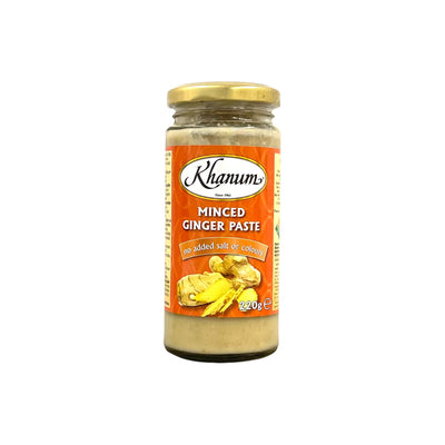 KHANUM - Minced Garlic / Ginger Paste - Matthew's Foods Online