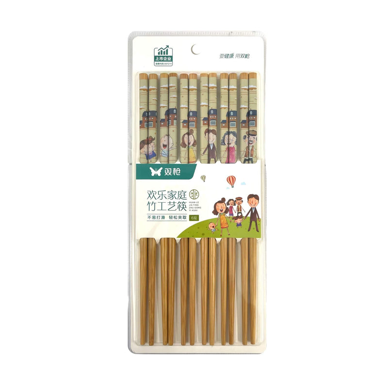 SUNCHA Family Chopsticks Set - 6 Pairs | Matthew&