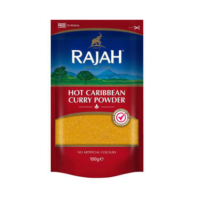 RAJAH Hot Caribbean Curry Powder | Matthew's Foods Online Oriental Supermarket