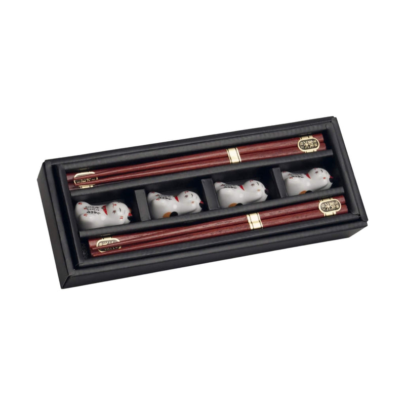 Japanese Lucky Cat Chopsticks Set | Matthew&