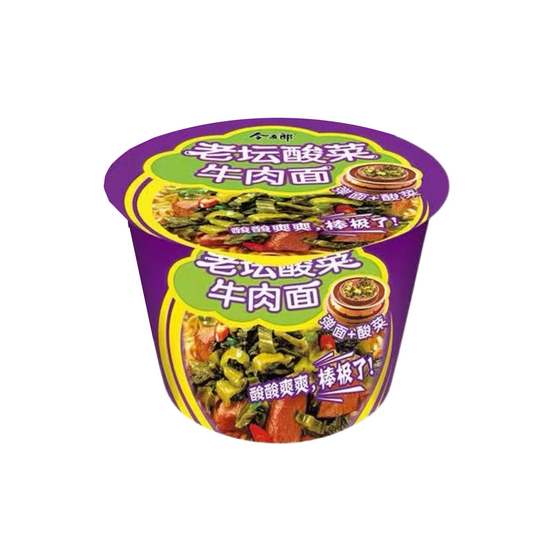 JML Pickled Mustard & Beef Flavour Bowl Noodle 今麥郎-老壇酸菜牛肉碗麵 