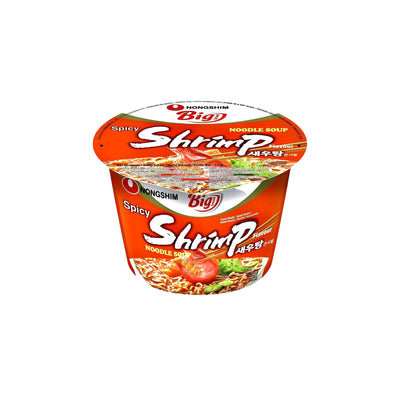 NONGSHIM - Big Bowl Spicy Shrimp Flavour Noodle Soup - Matthew's Foods Online