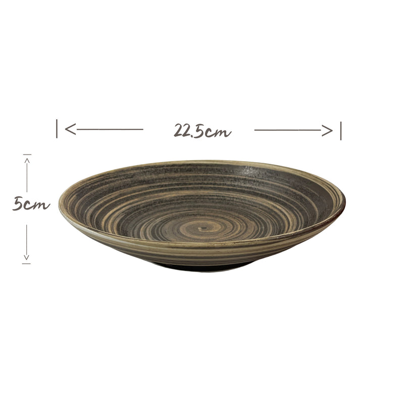 Japanese Black Shifuku Plate | Matthew&