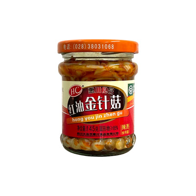 HC Chilli Oil Enoki Mushroom 惠川-紅油金針菇 | Matthew's Foods Online
