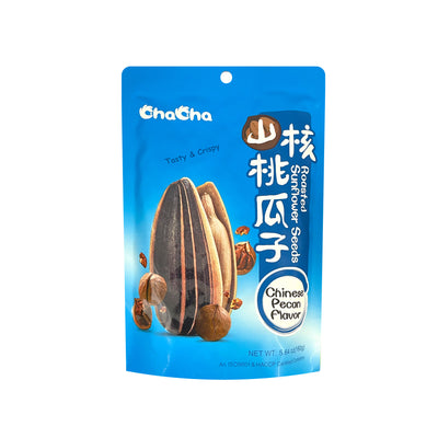 CHA CHA Chinese Pecan Flavour Roasted Sunflower Seed 洽洽-山核桃瓜子 | Matthew's Foods Online
