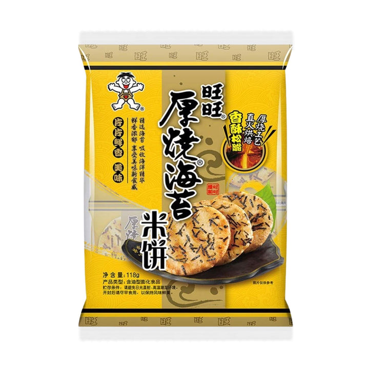 WANT WANT Seaweed Rice Crackers 旺旺海苔厚燒米餅 | Matthew&