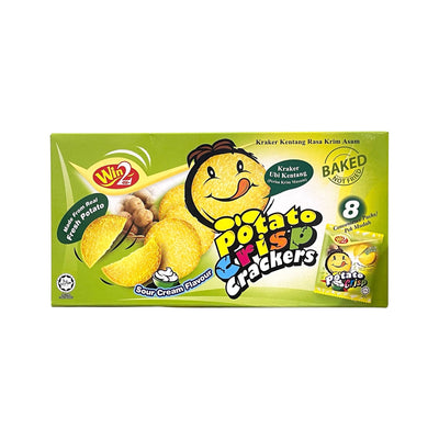 WIN WIN Potato Crisps Crackers - Sour Cream Flavour | Matthew's Foods Online