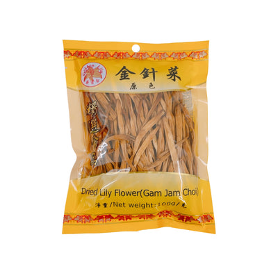 GOLDEN LILY - Dried Lily Flower (金百合 原色金針菜) - Matthew's Foods Online