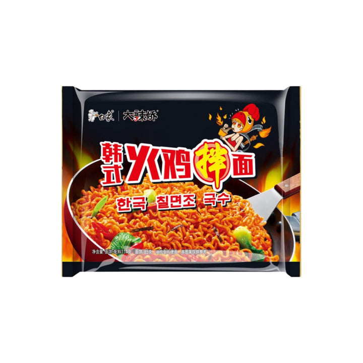 BAI XIANG Korean Hot Chicken Flavour Stir-Fried Instant Noodle 白象-韓式火雞拌麵