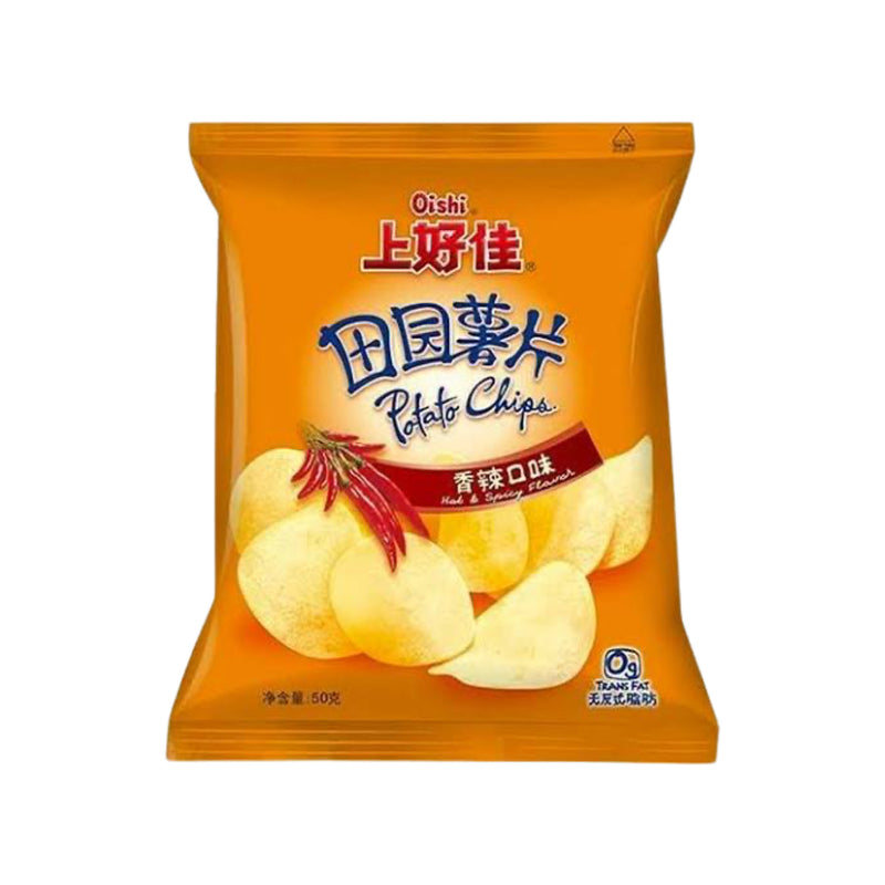 OISHI Potato Chips (上好佳 田園薯片 香辣味) | Matthew&