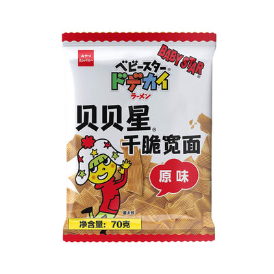 BABY STAR Wide Ramen Snack 貝貝星-亁脆寬麵 | Matthew's Foods Online