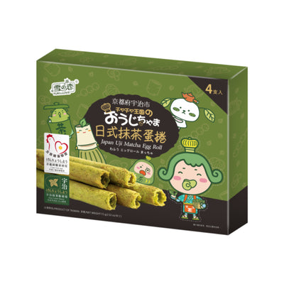 YUKI & LOVE Japan Uji Matcha Egg Roll (雪之戀 日式抹茶蛋捲) | Matthew's Foods Online Oriental Supermarket