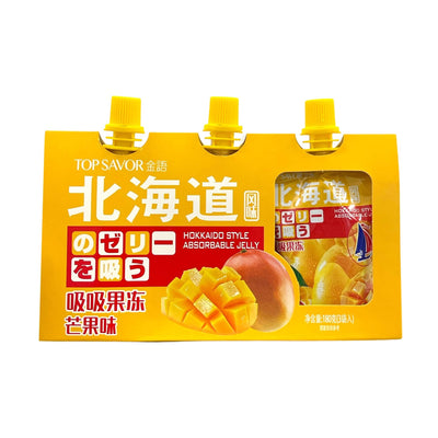 TOP SAVOR Hokkaido Style Absorbable Jelly Mango Flavour 金語-北海道風味吸吸果凍 | Matthew's Foods