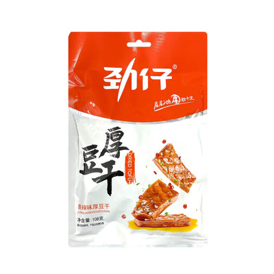 JINZAI Roasted Tofu Snack Spicy Flavour 勁仔-厚豆乾 | Matthew's Foods Online
