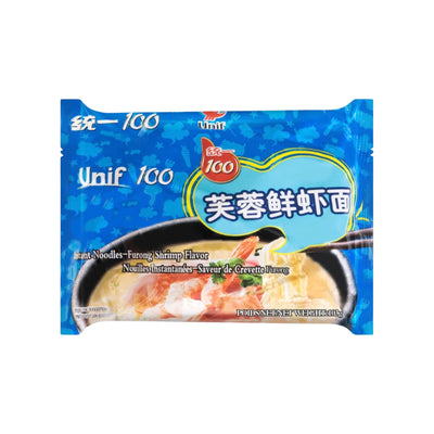 UNIF 100 Furong Shrimp Flavour Instant Noodle 統一芙蓉鮮蝦麵 | Matthew's Foods