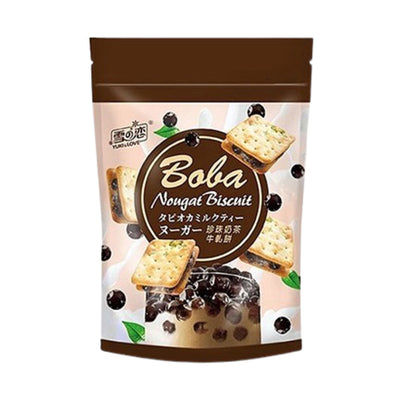 YUKI & LOVE Boba Nougat Biscuit (雪之戀 珍珠奶茶牛軋餅) | Matthew's Foods Online Oriental Supermarket