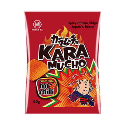 Buy NISSIN KOIKEYA Kara Mucho Hot Chilli Spicy Ridge Cut Potato Chips | Matthew's Foods Online