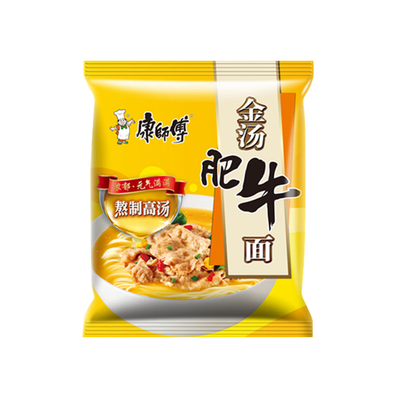 MASTER KONG Golden Stock Beef Noodle (康師傅 金湯肥牛麵) | Matthew&