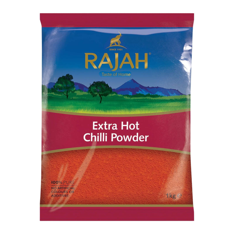 RAJAH Extra Hot Chilli Powder | 1 KG | Matthew&