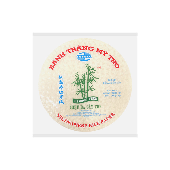 BAMBOO TREE Vietnamese Rice Paper 22cm Round | Mathew&