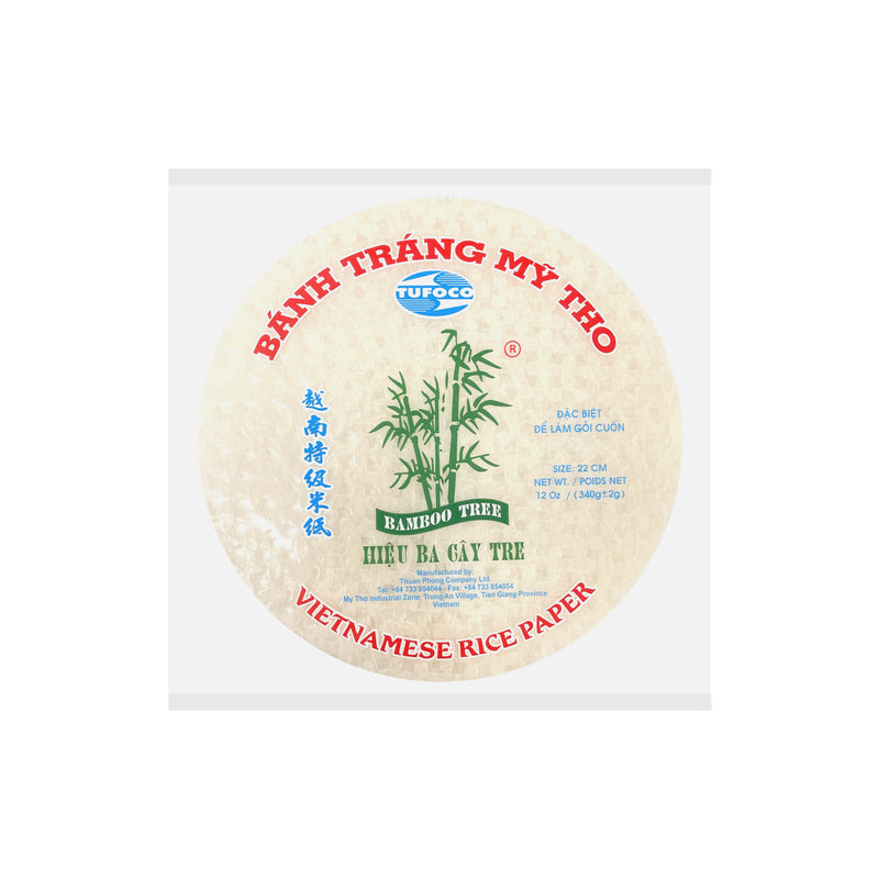 BAMBOO TREE Vietnamese Rice Paper 22cm Round | Mathew&