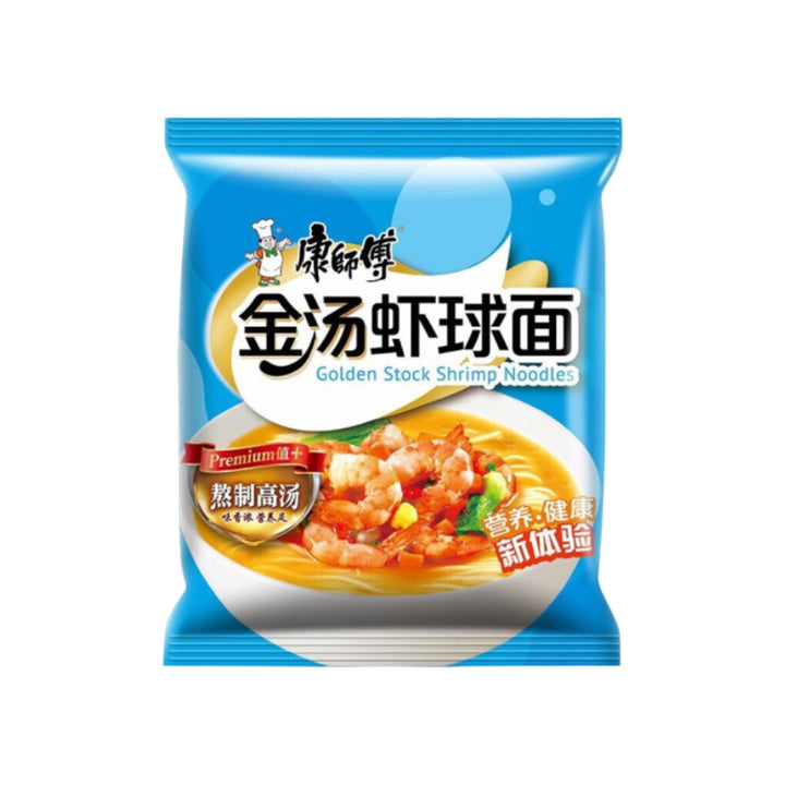 MASTER KONG Golden Stock Shrimp Noodle (康師傅 金湯蝦球麵) | Matthew&