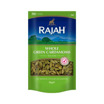 RAJAH Whole Green Cardamoms | Matthew's Foods Online Oriental Supermarket