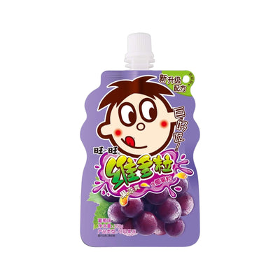 WANT WANT Fruit Jelly Drink - grape flavour 旺旺-維多粒果凍爽 | Matthew's Foods Online