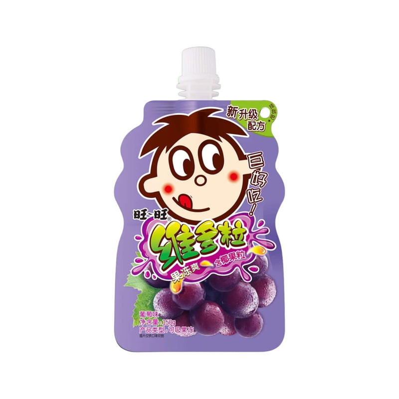 WANT WANT Fruit Jelly Drink - grape flavour 旺旺-維多粒果凍爽 | Matthew&