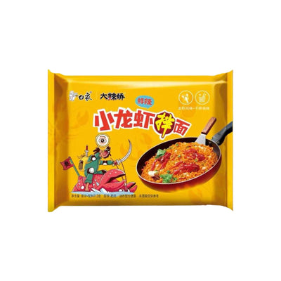 Buy BAI XIANG Crayfish Flavour Stir-Fried Instant Noodle 白象-小龍蝦拌麵