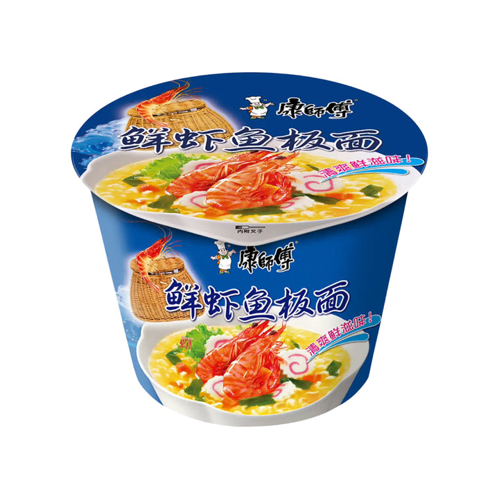 MASTER KONG Fish & Shrimp Flavour Instant Bowl Noodle Soup | Matthew&