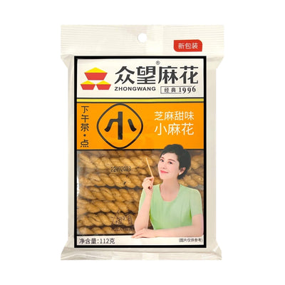 ZHONG WANG Sesame Fried Dough Twist 眾望-芝麻甜味小麻花 | Matthew's Foods Online 