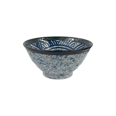 EDO Japanese Wave Pattern Rice Bowl | Matthew's Foods Online