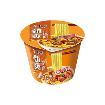 MASTER KONG Instant Bowl Ramen - Spicy Beef Flavour 康師傅-勁爽拉麵碗 香辣牛肉麵 | Matthew's Foods Online
