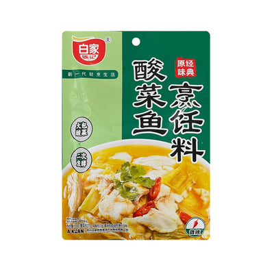 BAI JIA Seasoning For Pickled Cabbage Fish 白家-酸菜魚烹飪料 | Matthew's Foods