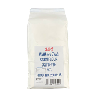 Matthew's Foods Corn Flour 萬富行-靚生粉 | 3KG | Matthew's Foods Online